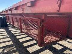 1981 Hobbs 96”x42’ Flatbed Semi Trailer, Tandem Axle, Spring Ride, 11R24.5 on Steel Budd, Side Box, 