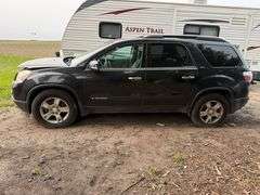 2008 GMC Acadia, 190K Miles, Runs but needs power steering pump and battery, Selling AS IS, VIN:1GKE