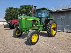 1990 John Deere 4455 2 Wheel Drive Tractor, 8,855 Hours, Quad Range Transmission, 9.50-20 Fronts, 14