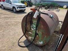 500 Gallon Fuel Tank with Electric Pump and Automatic Shut off Nozzle