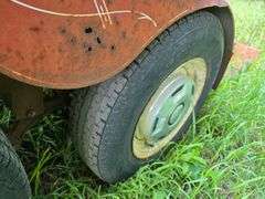 1985 DRCT 7’ x 16’ Car Trailer, Hand Crank Winch, Ramps, Comes with 7’ x 16’ Gates that were Made to