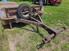 Home Made Tri Axle Trailer, 24’ Long, 8’ Wide, Has 2 Point or 2 5/16” Ball, Heavy Duty