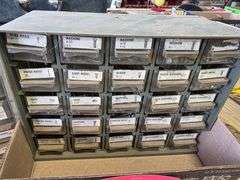 Plastic Continaers with Misc Screws and Bolts