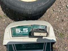 Ted Williams 2 Stroke Boat Motor, Air Cooled, 5.5hp, Engine is Loose, Has Not Ran for Approx 10 Year