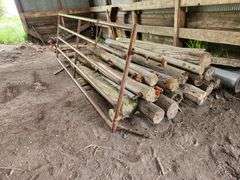 (15) 2 - 12', 2 - 14’, 3 - 16', 2 - 18' and 6 - 20' HiQual Heavy Duty 4’ Tall 5 Bar Gates with Hardw