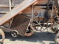 Wooden Threshing Machine, Has Been Stored Inside, Appears to be in Good Shape