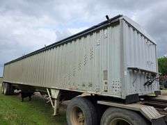 1979 Wilson 42’ Grain Trailer, Aluminum Sides, 11R24.5 Tires, Spring Ride, Roll Tarp, Model: AGH-500