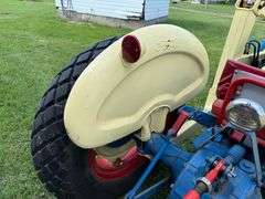 1963 Ford 4130 Industrial Tractor with Loader and 6’ Blade, 13.6-28 Diamond Tread Tires, Unknown Act