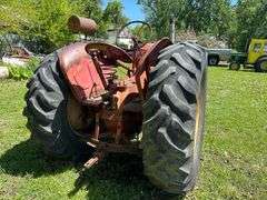 Massey Harris Model 55 Wide Front Tractor, 18.4 x 34 Rears, 7.50 x 18 Fronts, 540 PTO, Engine is Loo