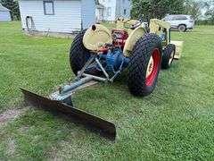 1963 Ford 4130 Industrial Tractor with Loader and 6’ Blade, 13.6-28 Diamond Tread Tires, Unknown Act