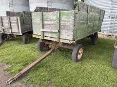 Barge Box, 5.5’x12’, 31” Sides, sideboards, on Mn 4 Wheel Gear, Hoist