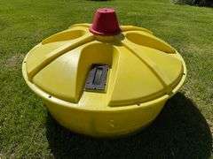 QLF 4 Wheel Cattle Lick Tank, Approx. 6’ Diameter
