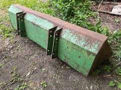 7’ Bucket for John Deere Loader, Needs Work