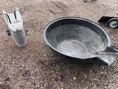Poly Auger Hopper, 10” Auger Chute