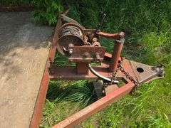1985 DRCT 7’ x 16’ Car Trailer, Hand Crank Winch, Ramps, Comes with 7’ x 16’ Gates that were Made to