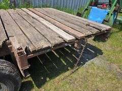 Home Made Tri Axle Trailer, 24’ Long, 8’ Wide, Has 2 Point or 2 5/16” Ball, Heavy Duty