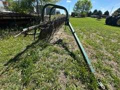 12 Wheel in Line Rake, New Tires, Adjustable Width