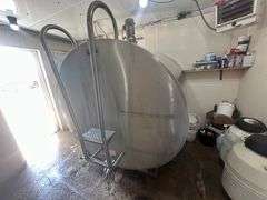 1500 Gallon Dari-Kool Bulk Tank with Washer and Compressor, Working Unit When Cows Where Sold 1 Year