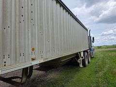 1979 Wilson 42’ Grain Trailer, Aluminum Sides, 11R24.5 Tires, Spring Ride, Roll Tarp, Model: AGH-500