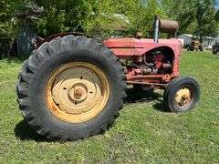 Massey Harris Model 55 Wide Front Tractor, 18.4 x 34 Rears, 7.50 x 18 Fronts, 540 PTO, Engine is Loo