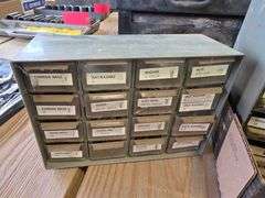 Plastic Continaers with Misc Screws and Bolts