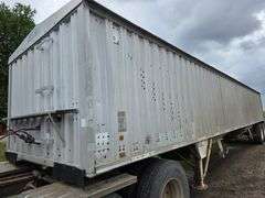 1979 Wilson 42’ Grain Trailer, Aluminum Sides, 11R24.5 Tires, Spring Ride, Roll Tarp, Model: AGH-500