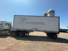 1984 Morgan Single Axle Semi Water Trailer, 28' Long, (2) 1,600 Gallon Tanks, Inductor and 5hp Motor