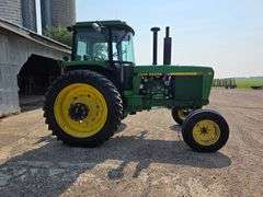 1990 John Deere 4455 2 Wheel Drive Tractor, 8,855 Hours, Quad Range Transmission, 9.50-20 Fronts, 14