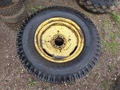 (2) 8.25 x 20 Tires on 6 Bolt Rims