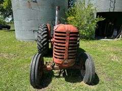 Massey Harris Model 55 Wide Front Tractor, 18.4 x 34 Rears, 7.50 x 18 Fronts, 540 PTO, Engine is Loo