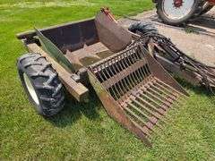 Hydraulic Rock Picker, 12.5-15 Tires