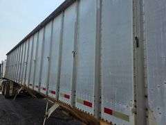 1982 Merritt 42’ Grain Trailer, 67” Sides, Spring Ride, Shur-lock Roll Tarp, 11R24.5 Tires, VIN: IMT