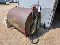 500 Gallon Fuel Tank with Electric Pump and Automatic Shut off Nozzle