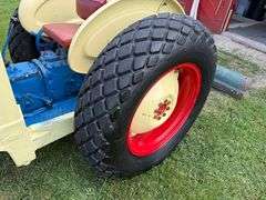 1963 Ford 4130 Industrial Tractor with Loader and 6’ Blade, 13.6-28 Diamond Tread Tires, Unknown Act
