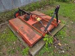 United Farm Tools 3pt Rough Cut Mower, 5’, 540 PTO, Single Rear Tire, SN: 12092