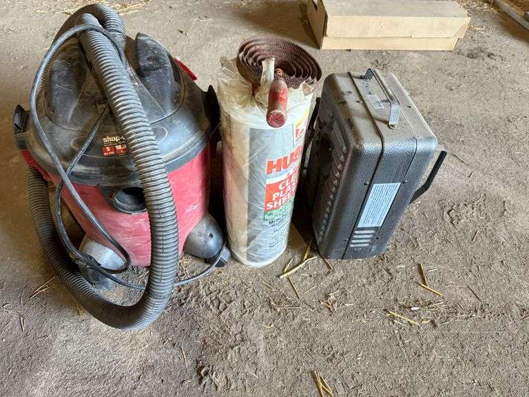 Shop Vac, Milkhouse Heater, Plastic Sheeting