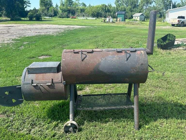 Wood Smoker on Wheels