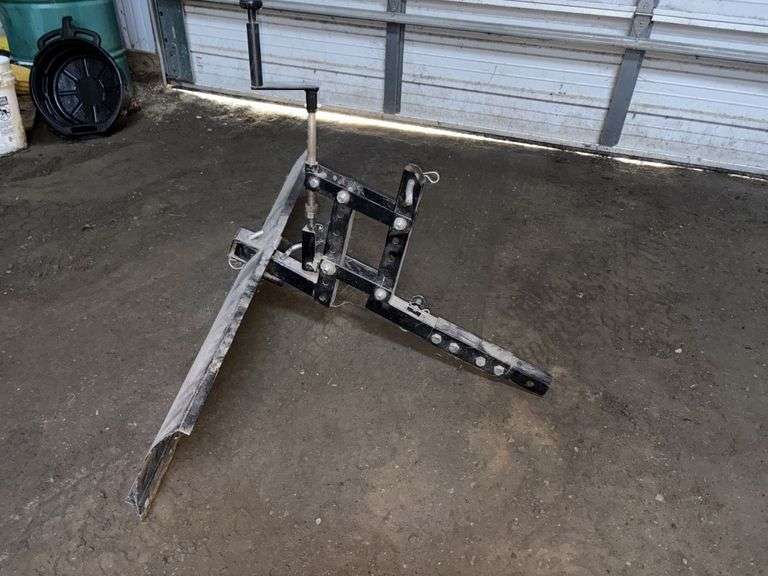 Rear Blade For ATV, 52”, fits in 2” Receiver, Manual Turn