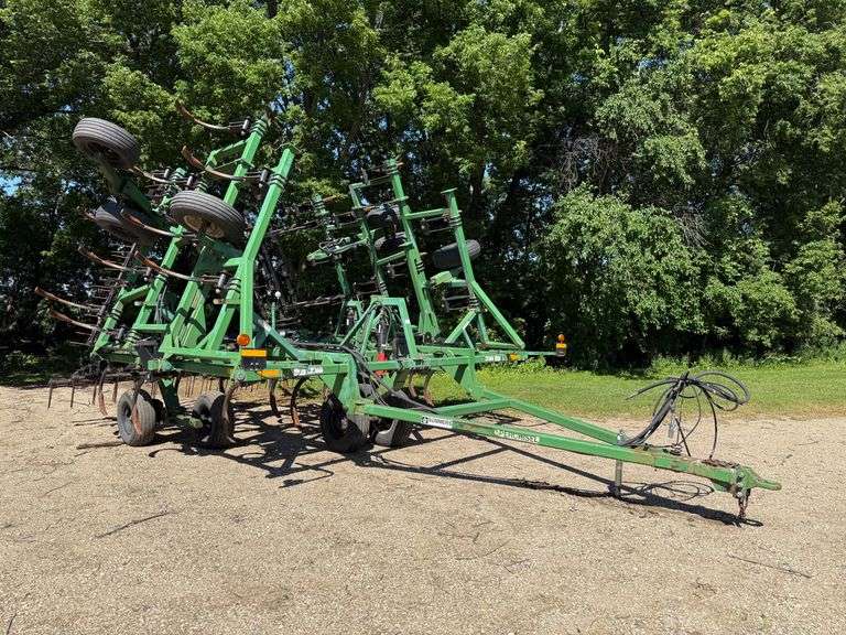 2007 Summers 36.5’ Chisel Plow, Summers 3 Bar Coil Tine Harrow, No Cracks or Welds, SN: F0116