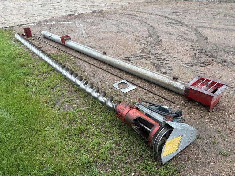 Sudenga Sump Auger and Tube, out of 36’ Bin, 8”, with 5HP 1Ph, 220V, 50A Plug