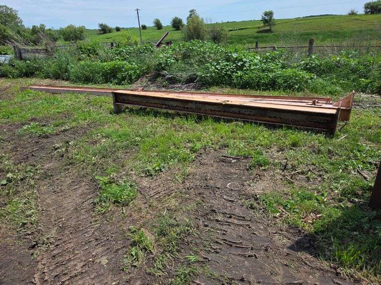 Beams for Overhead Crain, 2 Vertical and 1 Horizontal, Verticals are 10” I Beams and Measure 10” x 1