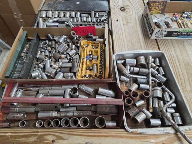 Large Lot of Misc Sockets