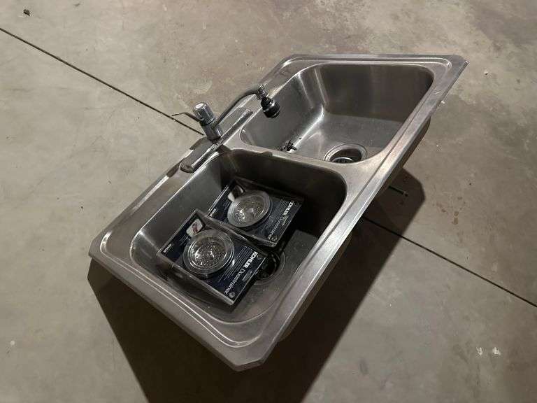 Stainless Steel 2 Compartment Sink