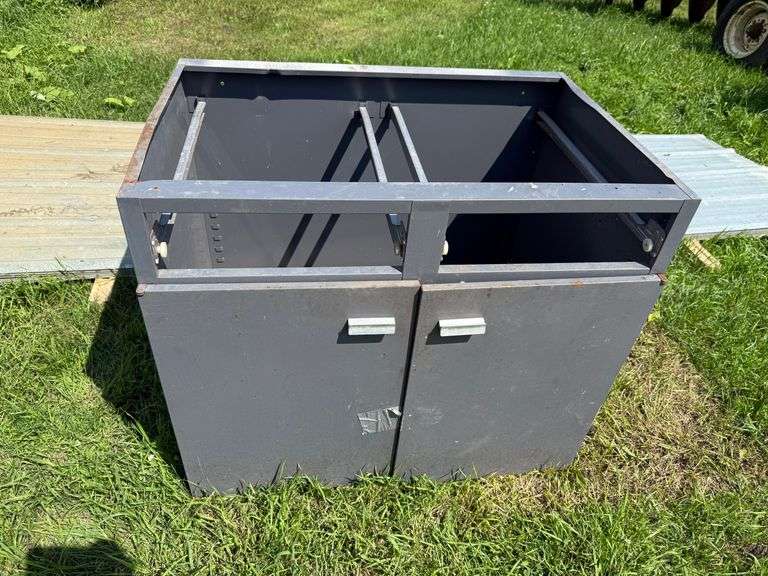 Metal Cabinet, No Top