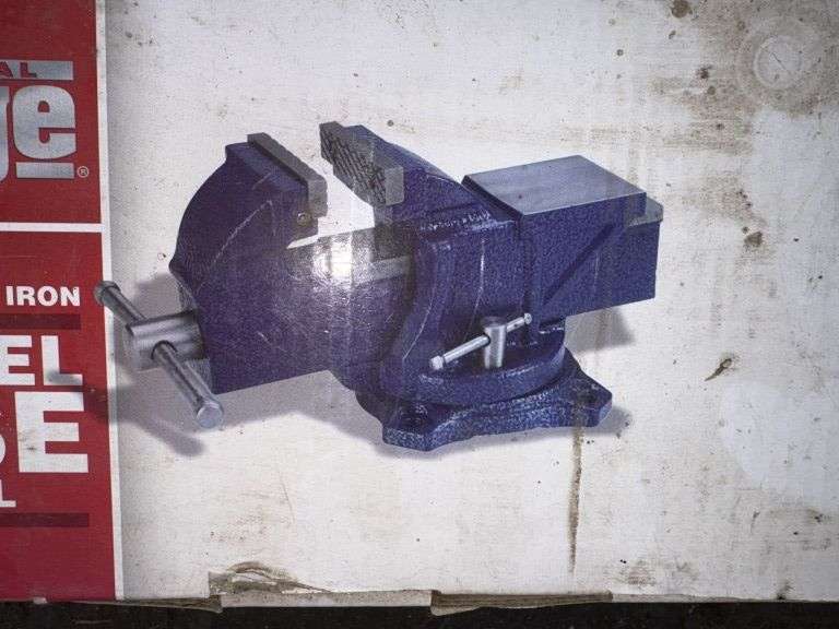 Central Forge 3” Swivel Vise With Anvil, NIB