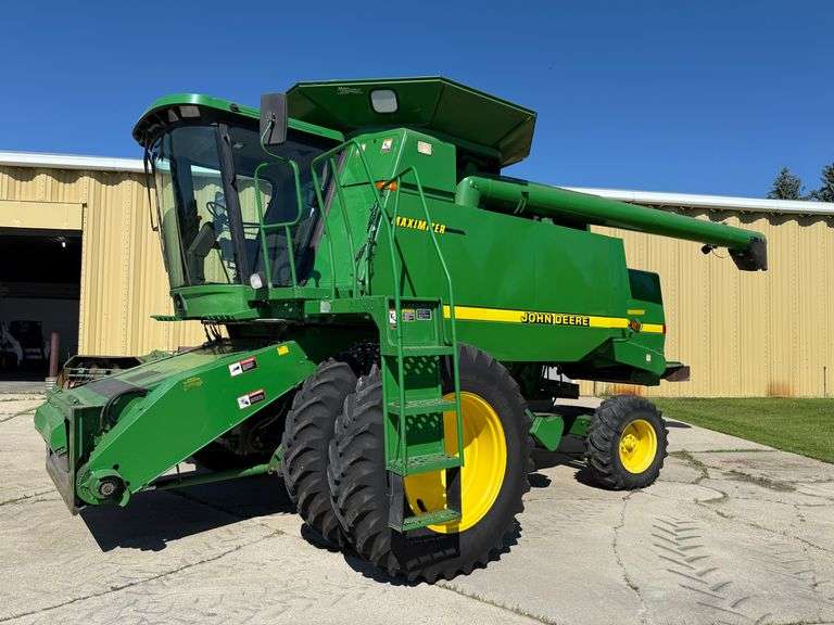1999 John Deere 9510 Combine, 2wd, 3,279/4,588 Sep/Eng Hours, Maurer Hopper Extension, 3 Speed Hydro