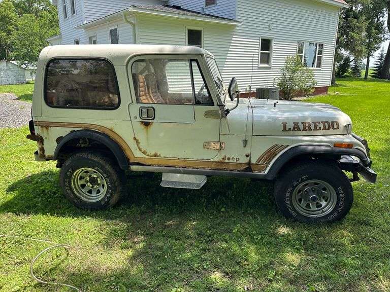 1986 Jeep CJ7, 2 Door, 4x4, 6 Cylinder, 4 Speed Manual Transmission, 143,058 Miles, Has Not Been Ran
