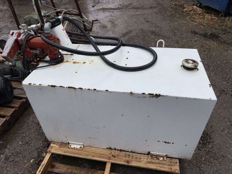 Fuel Tank, with 12V Pump, 45”x24”x24”