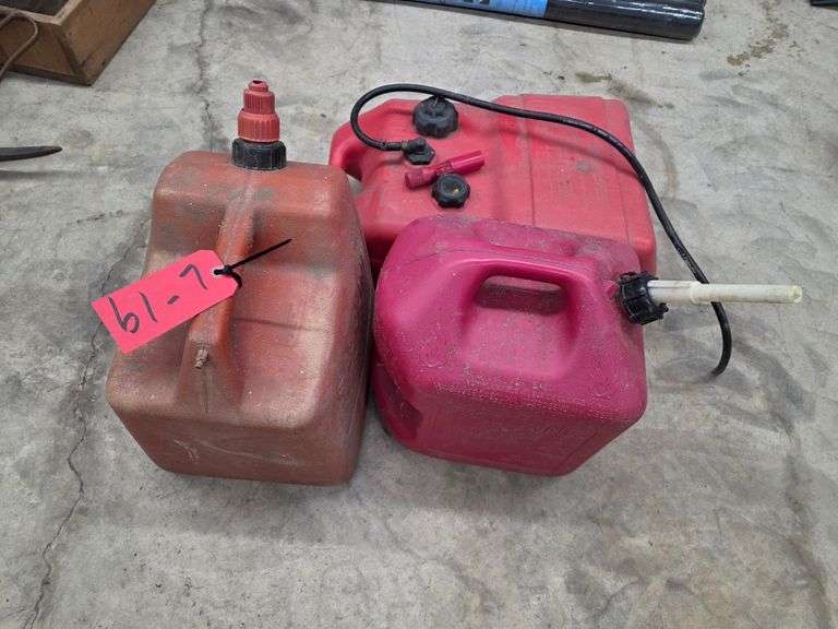 (3) Gas Cans
