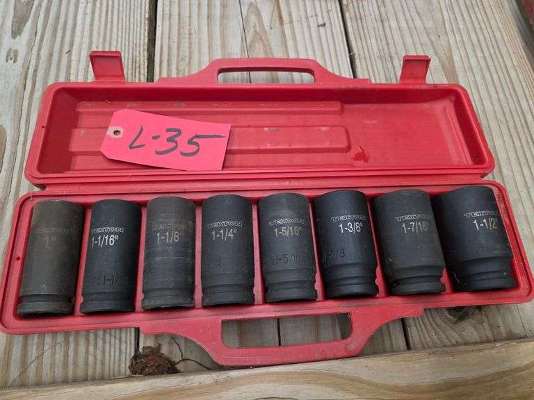 Tekton ¾” Impact Sockets, 1” – 1 ½”